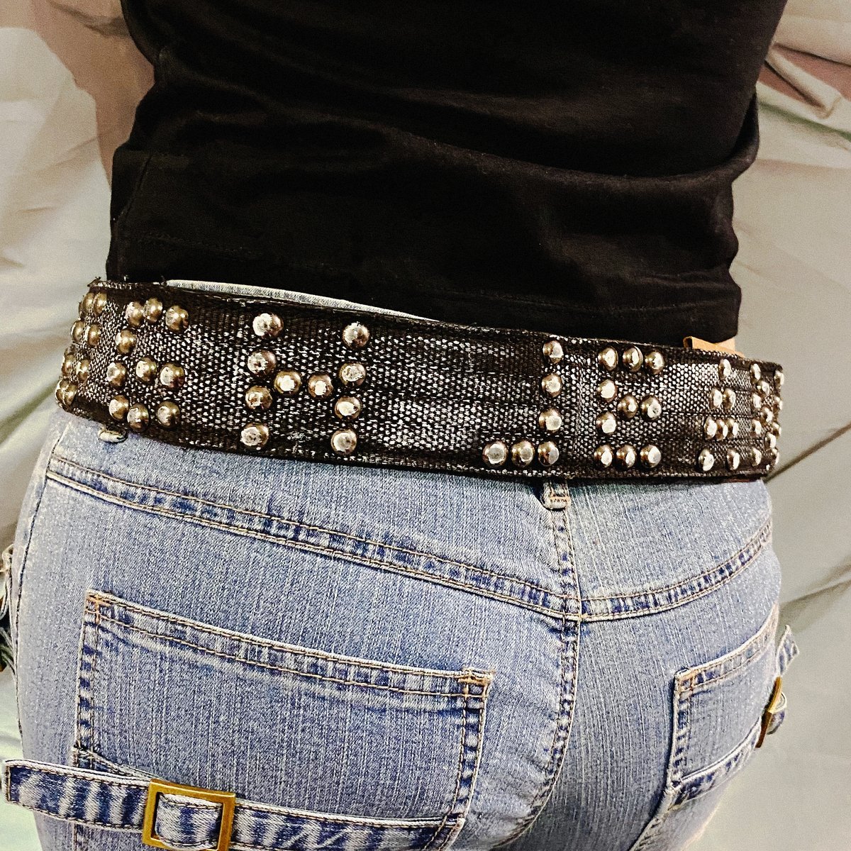 Tough black archive belt