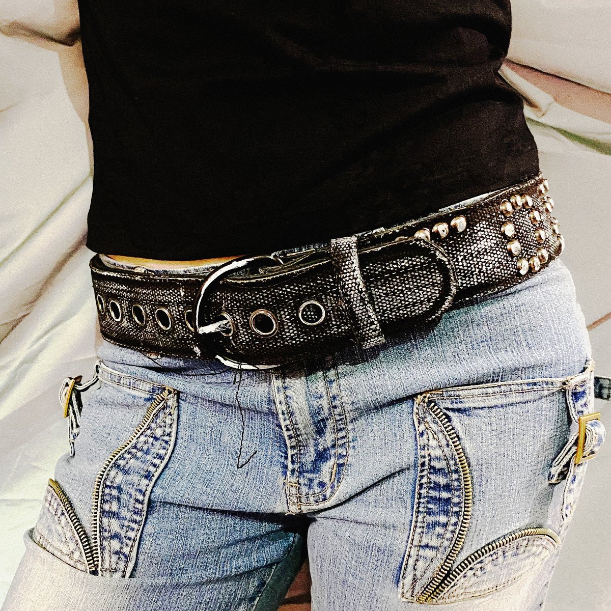 Tough black archive belt