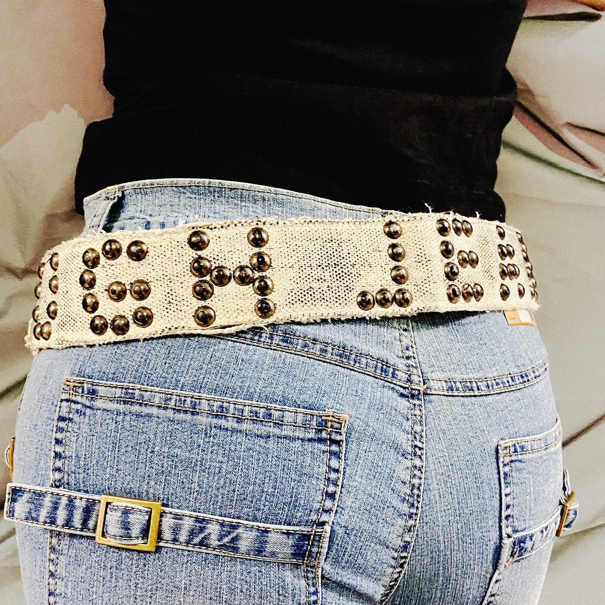 Tough white archive belt
